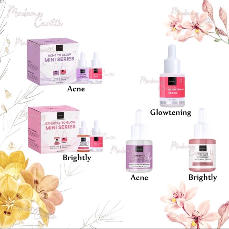SCARLETT WHITENING ACNE SERUM CREAM/SERUM WHITENING BRIGHTLY SERUM EVER (SERUM MINI)
