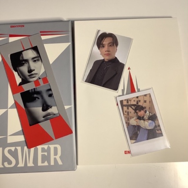 ALBUM DIMENSION ANSWER NO VER UNSEALED FULL SET JAY JUNGWON PC PHOTOCARD POLA POLAROID BOOKMARK SUNG