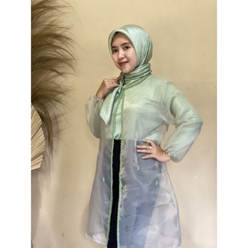 OUTER ORGANZA premium# baju kondangan# atasan