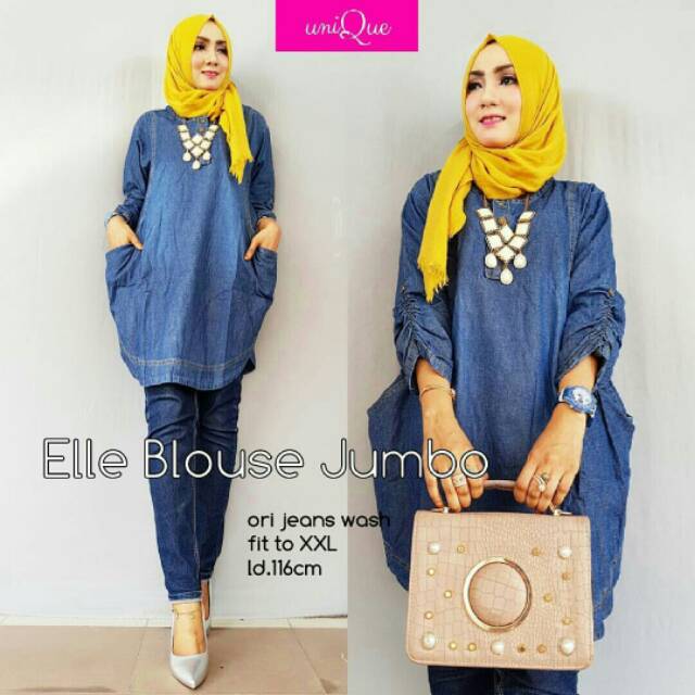 Elle Blouse Jumbo Jumbo wanita blouse Jumbo baju Jumbo Elle Blouse Jumbo Jumbo wanita blouse Jumbo baju Jumbo