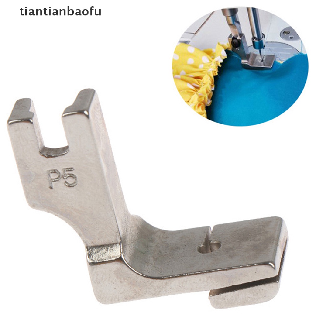 P5 presser foot Lipit shirring pleating Untuk Mesin Jahit Industri