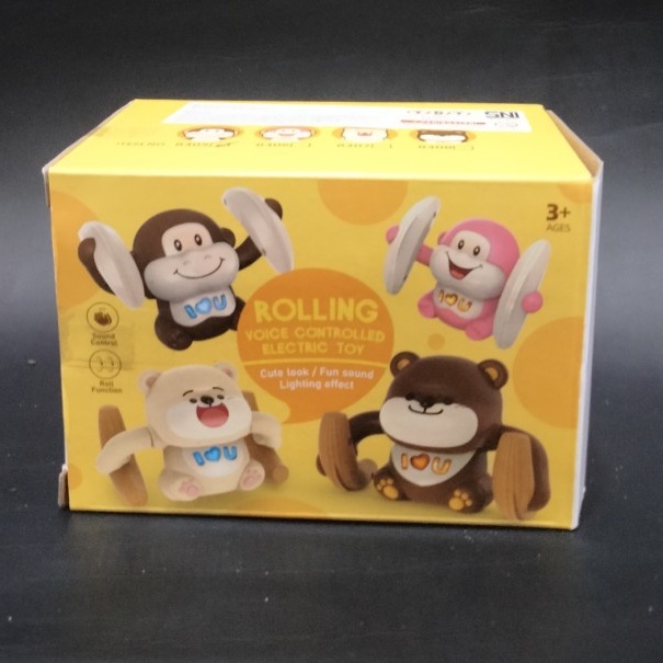 Mainan Anak Animal Rolling Monkey Mainan Monyet Jungkir Balik F139