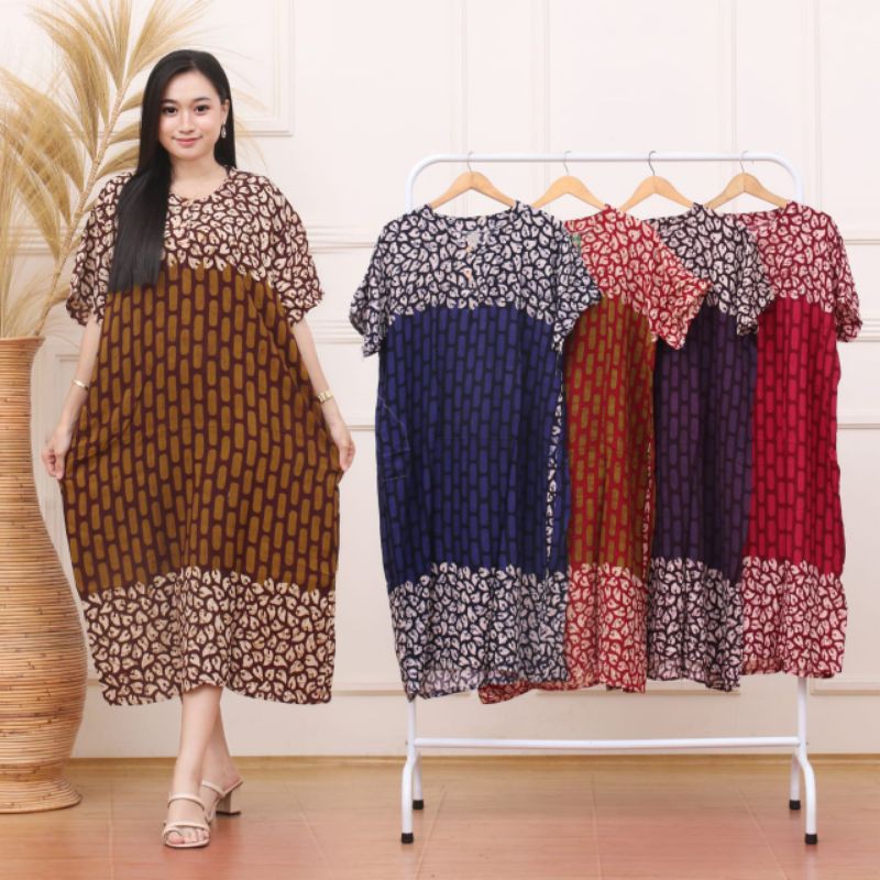 Daster jumbo odrea grosir baju murah wanita batik modern