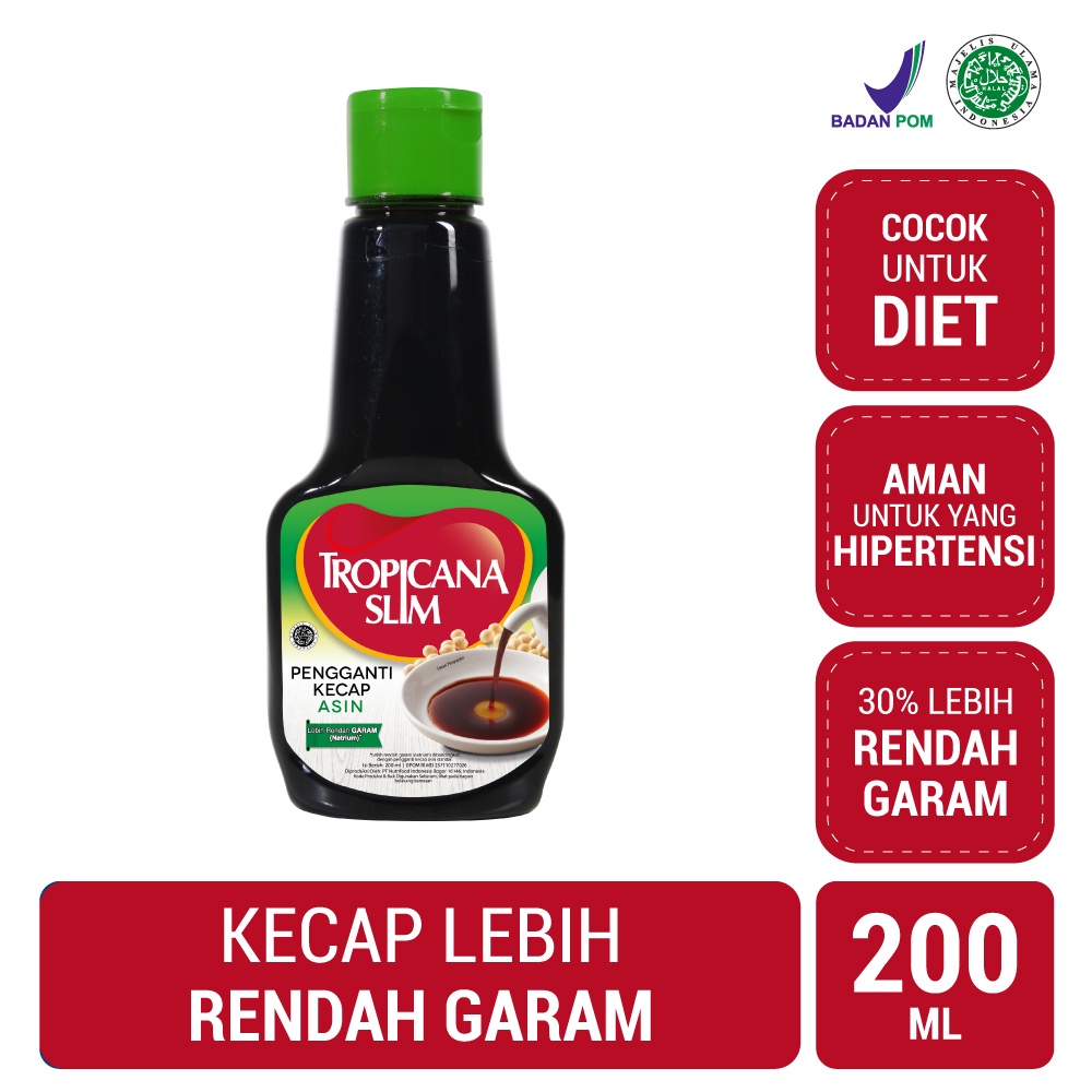 

Tropicana Slim Kecap Asin 200 ml Kecap Tropicanaslim 200ml Sauce Saus