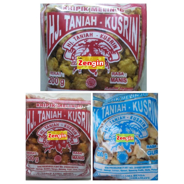 Kripik/Emping Melinjo cap Hj.Taniah - Kusrin 200gr