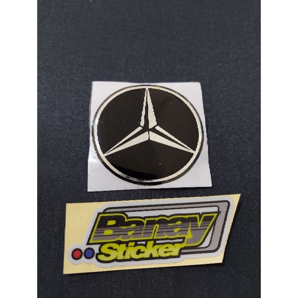 STICKER LOGO MERCEDES BENZ TIMBUL 3D