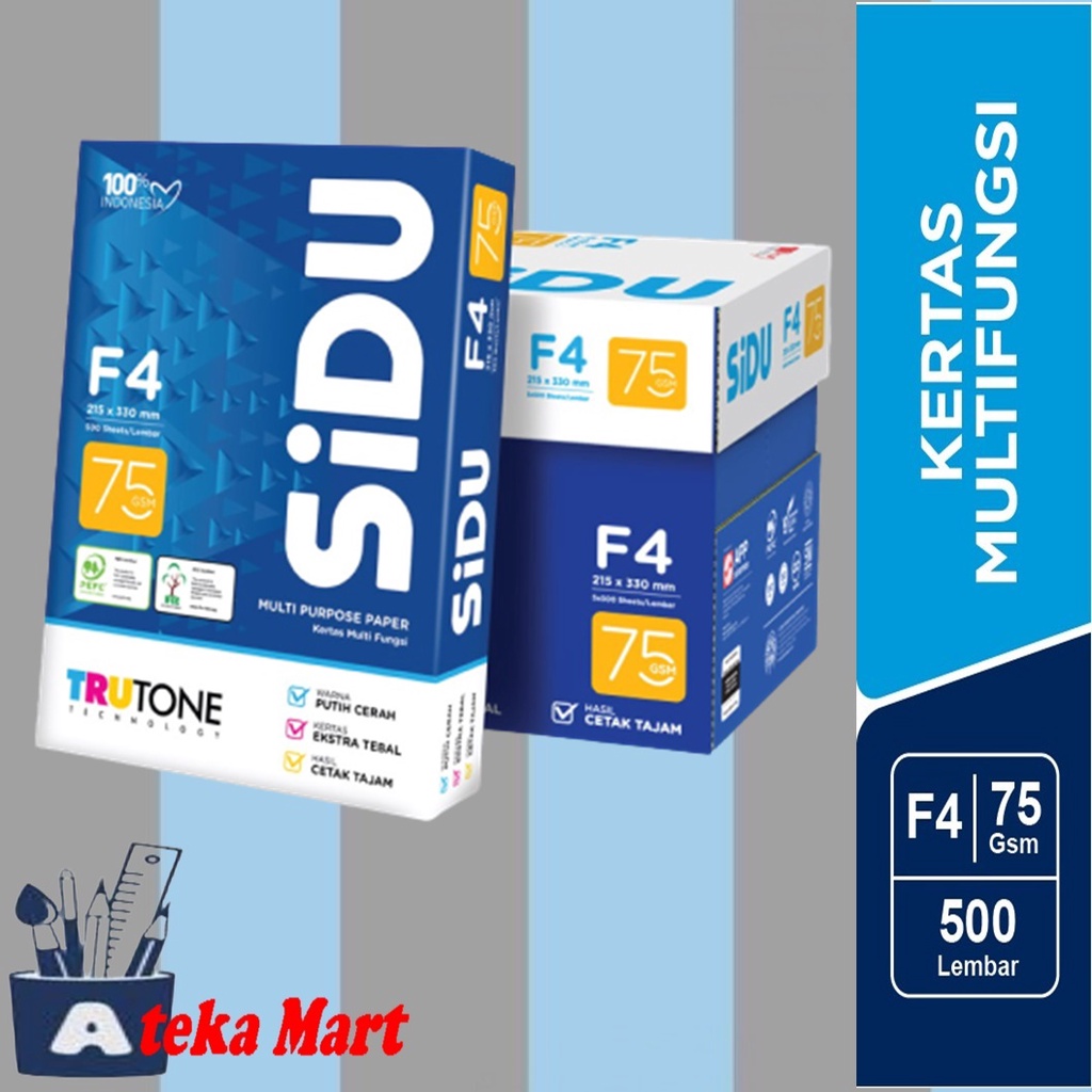 

[BOX/5RIM] SIDU KERTAS HVS F4 75GR