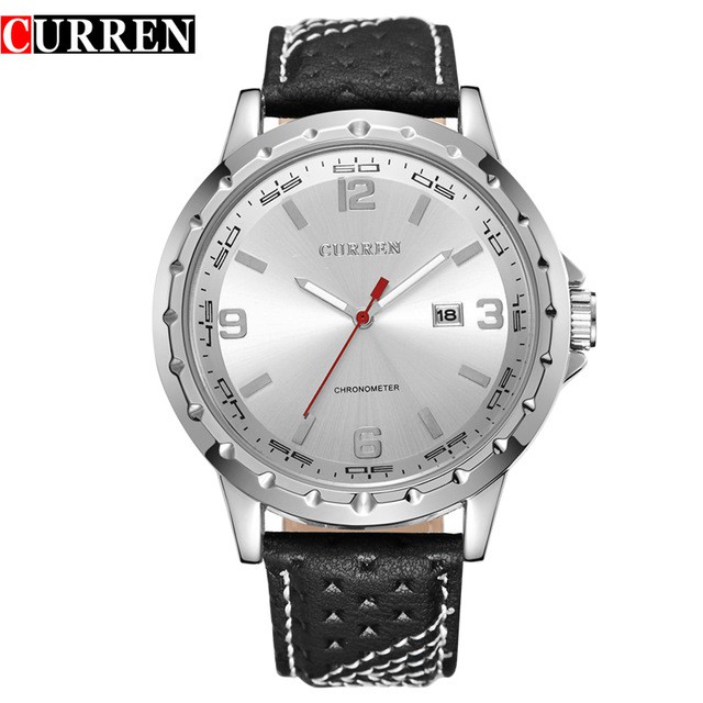 

Jam Tangan Pria CURREN Men'S Quartz Watch Casual Leather Watch Waterproof Sports Watch