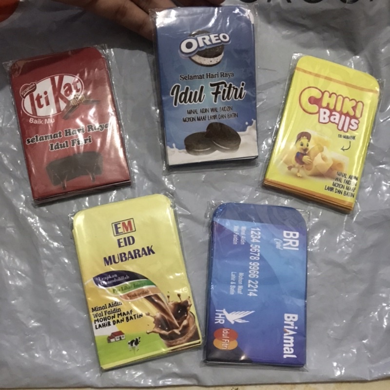 

paketan amplop lebaran jajanan snack murah
