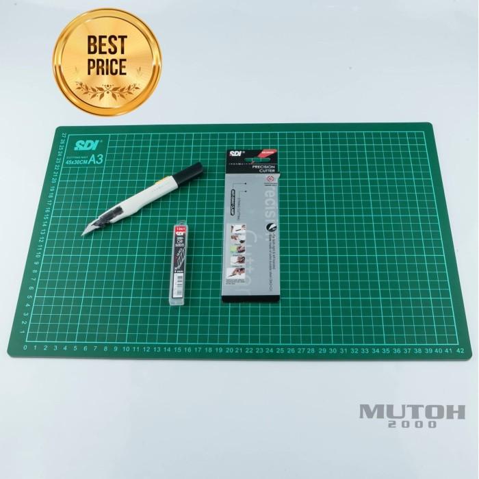 

Cutting Mat SDI A3 + Ingenuity Precision Cutter 0443C + Refill 1361 Berkualitas