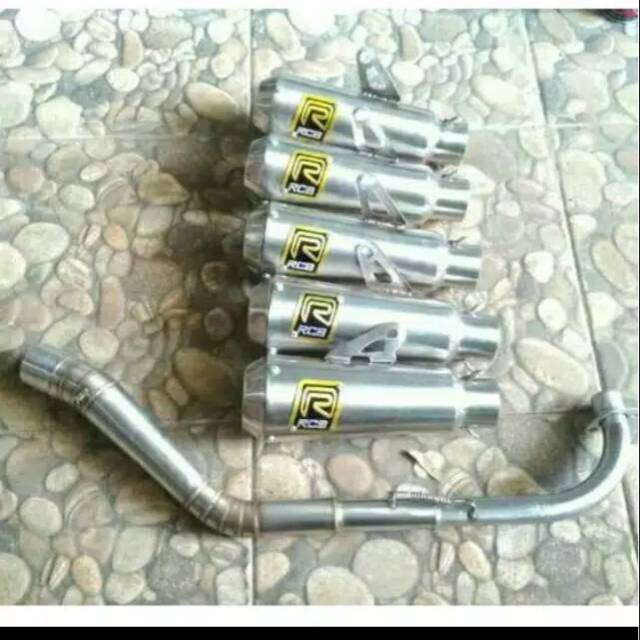 Knalpot RCB GTK Knalpot RCB TRIAL knalpot RCB motor bebek