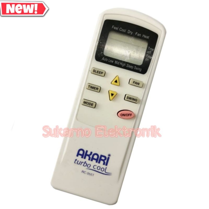 Remote AC AKARI ORIGINAL RC-055T