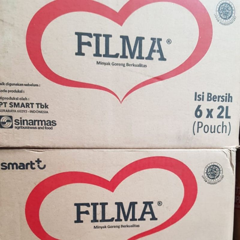 

Minyak Goreng Filma 2L 1 Dus x 6 Pouch