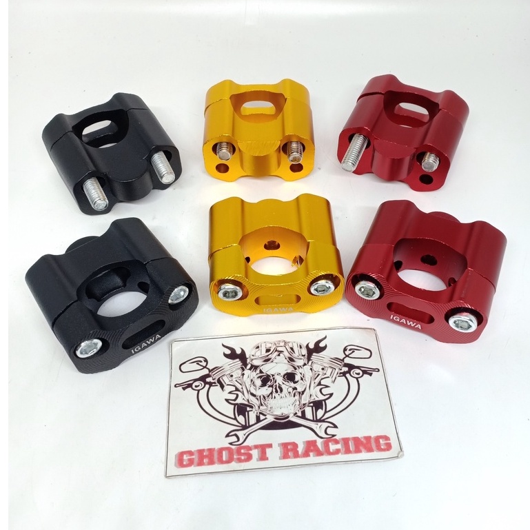 raiser stang lurus peninggi stang cnc universal raiser stang Vixion xabre Megapro ninja Byson dll
