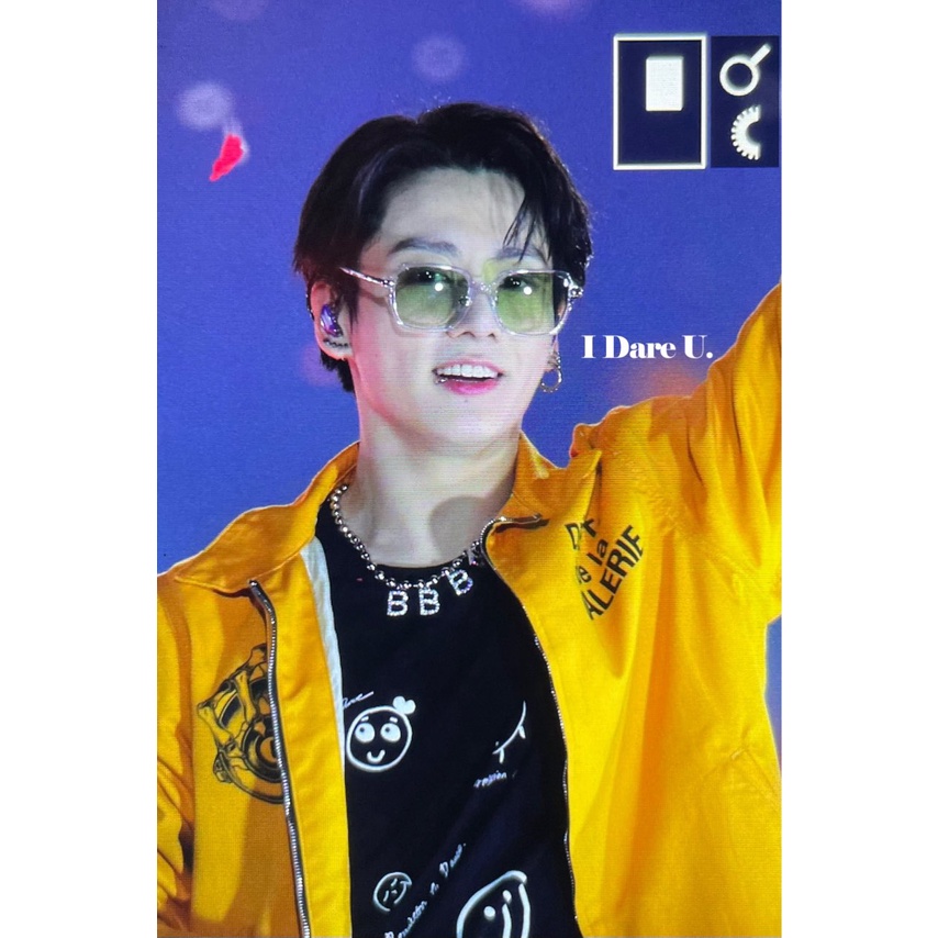BTS Jungkook JK PTD Permission to Dance Las Vegas Glasses Kacamata Hijau Gradasi