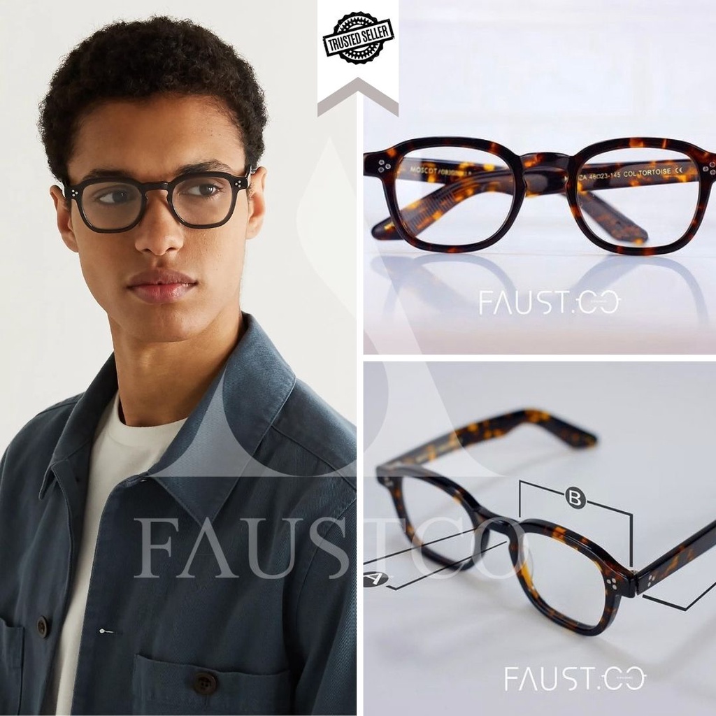 KACAMATA BLUECROMIC | KACAMATA DENNY SUMARGO KODE MOSCOT MOMZA