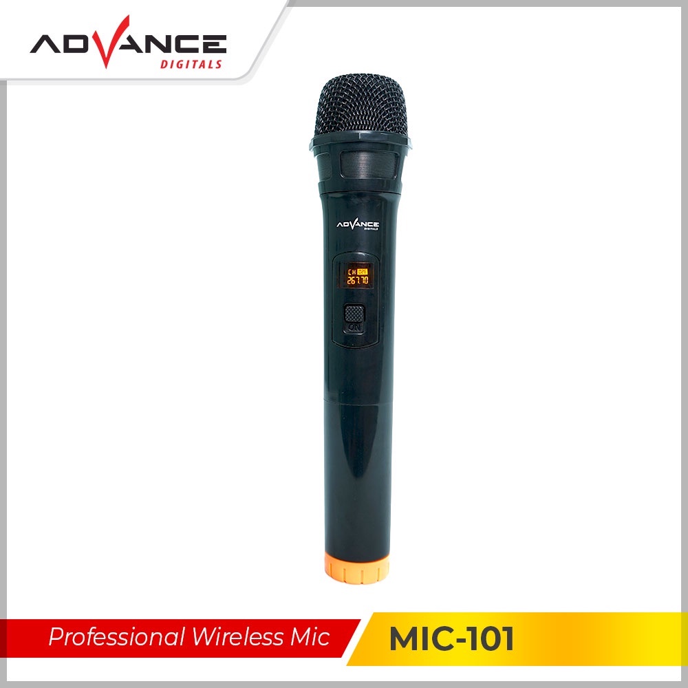 【Garansi 1 Tahun】ADVANCE MIC-101 Professional Wireless Microphone