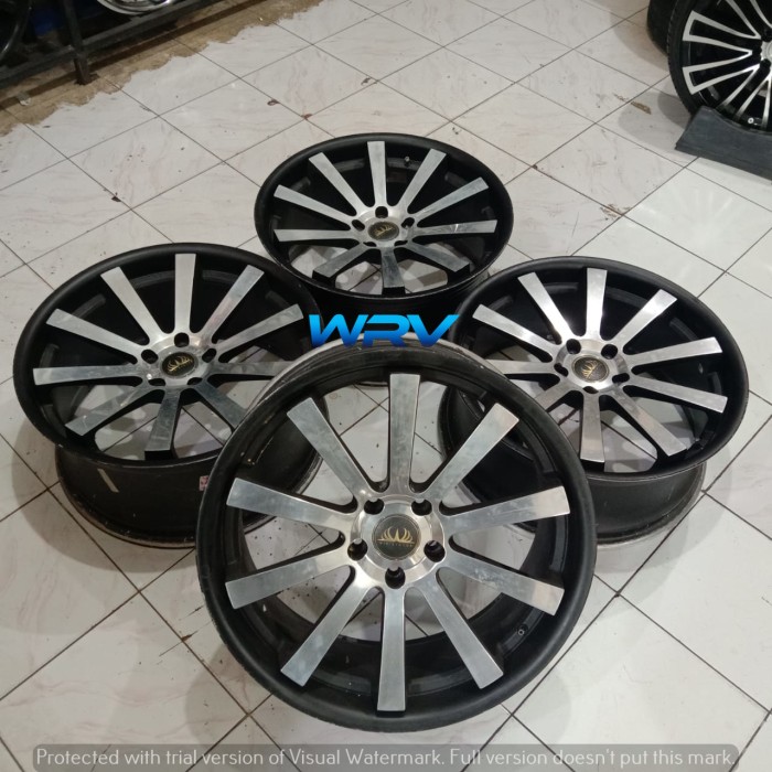 velg mobil bekas vip status ring 20 baut 5x114 untuk mobil crv, camry, innova, hrv