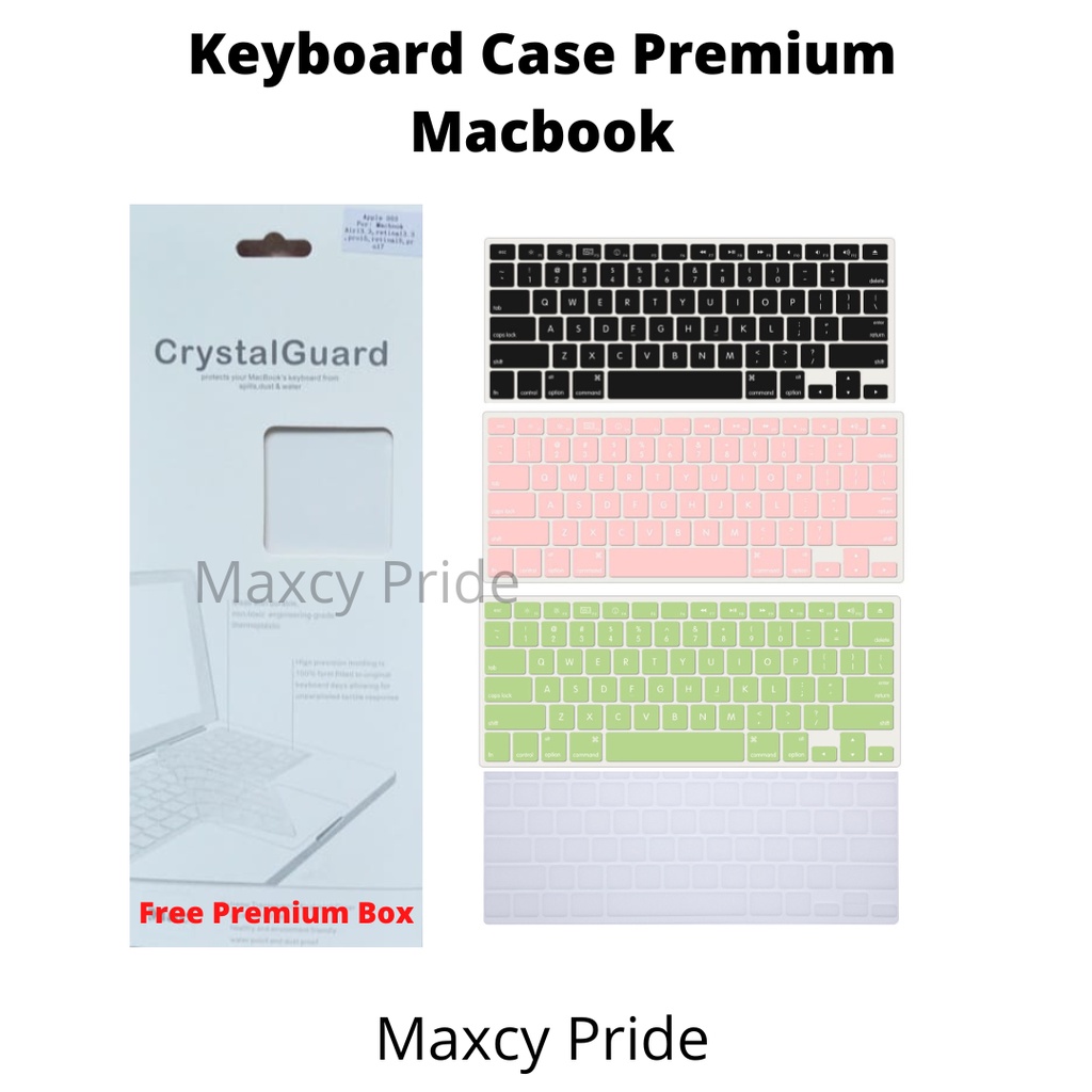 Case Keyboard Bahan Silikon Untuk Macbook Pelindung Keyboard macbook Silicone keyboard protector cover for Macbook Pro / Air M1 M2 Retina