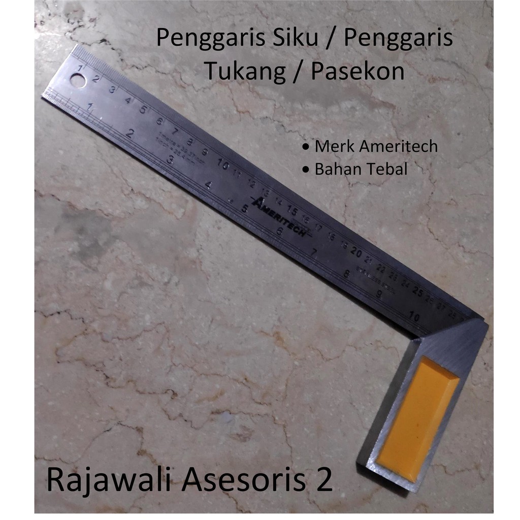 

Penggaris Siku / Penggaris Tukang / Pasekon 12