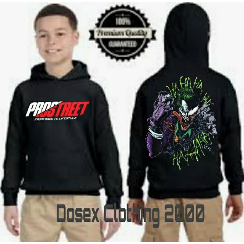 Hoodie Prostreet Joker Untuk Anak Usia 4_10 Tahun