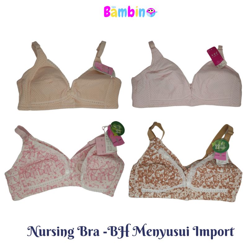 Import Nursing Bra - BH Menyusui Import Tanpa Kawat Tanpa Busa