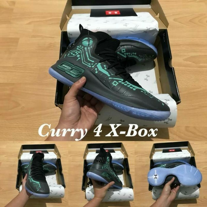 Terbaru  Sepatu Basket Curry 4 X Box  Limited