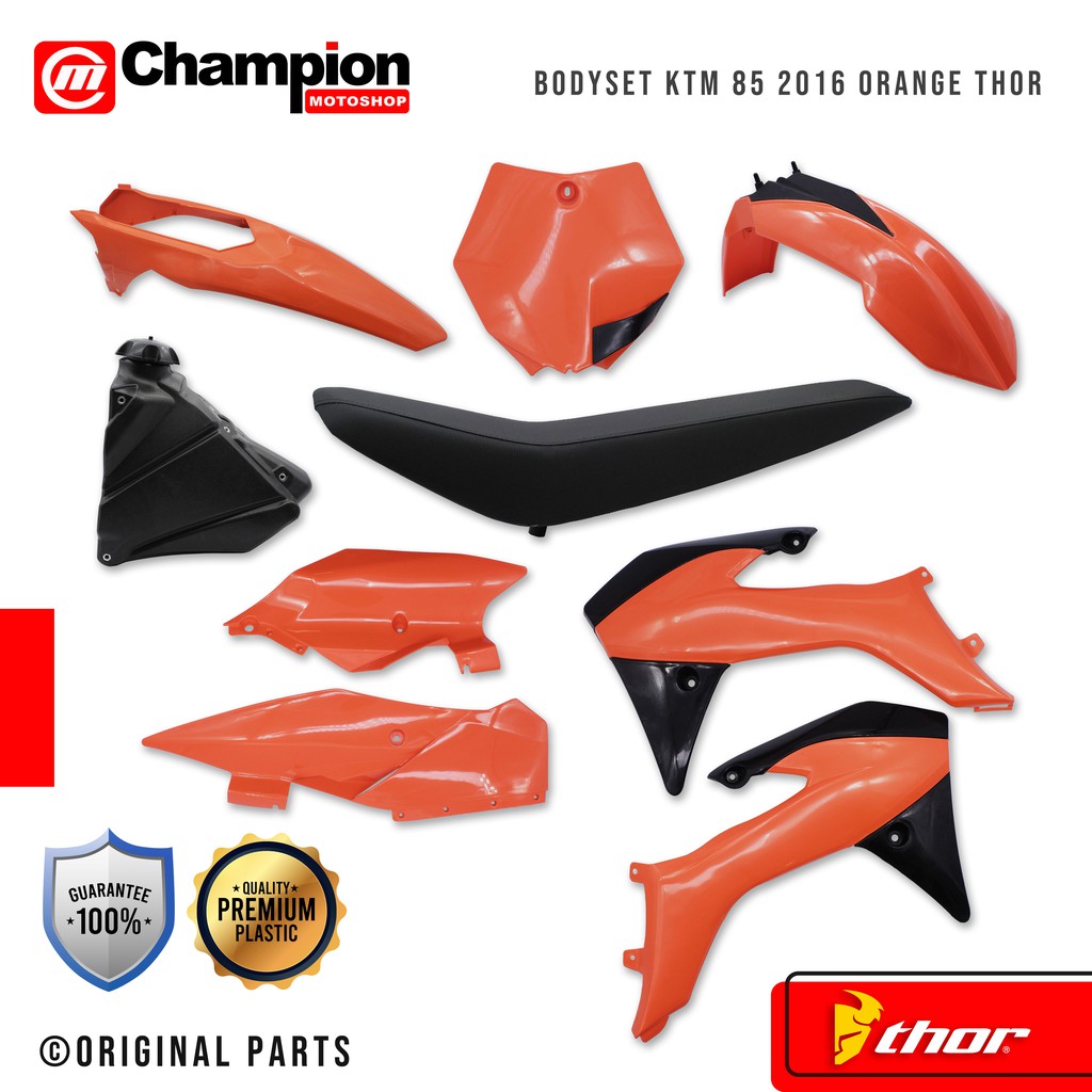 Jual Body Set Plastik Body Cross Trail THOR KTM 85 2016 Indonesia