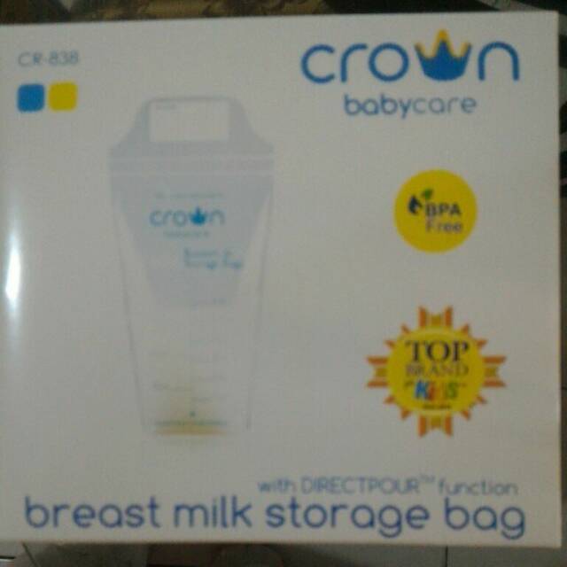 Breast milk storage bag crown / IQ baby