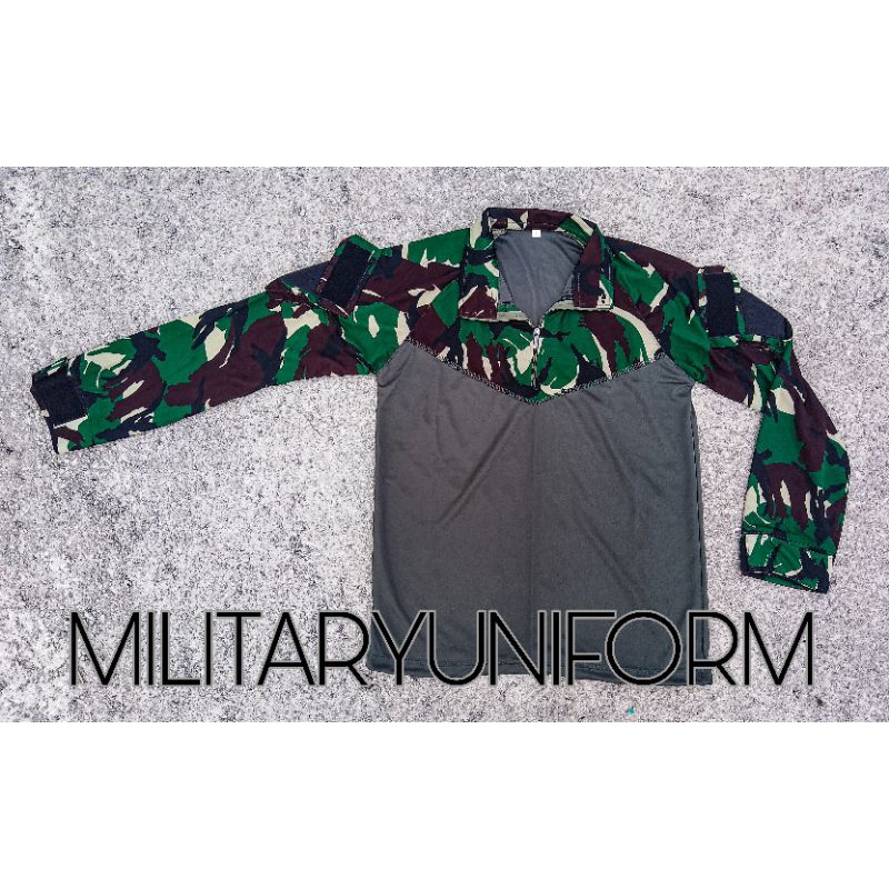 KAOS TACTIKAL TANGAN PANJANG KAOS BDU DRYFIT TEBAL PREMIUM TNI kaos bdu tactikal dryfit kaos bdu loreng MALVINAS