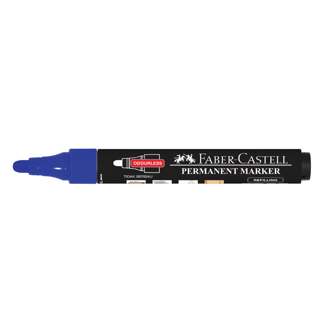 Faber-Castell Eco Permanent Marker Blue Ink