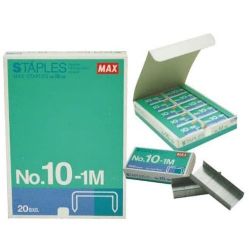 

Isi Staples / Stapler Max No 10 Kecil Original (1 pcs)