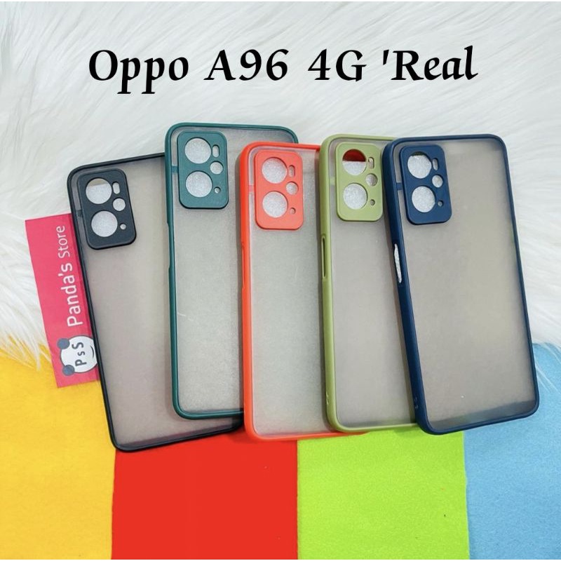 Case Oppo A96 4G REAL My choice Original + Ring Kamera / Pelindung Kamera (PsS)