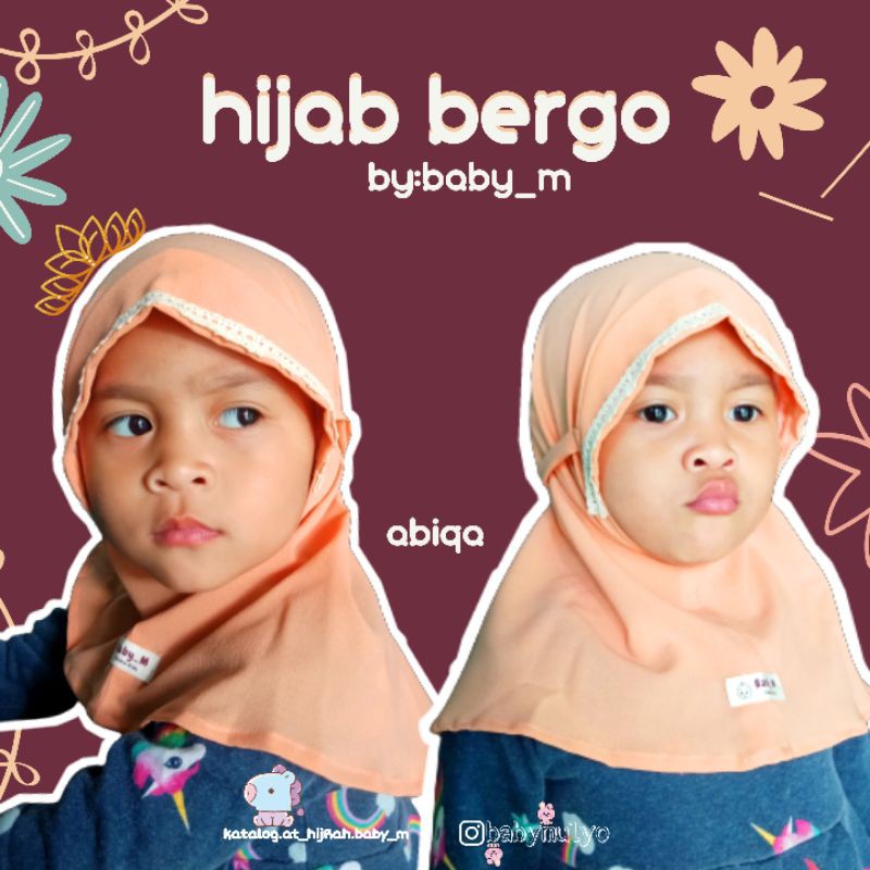 Hijab bergo kids