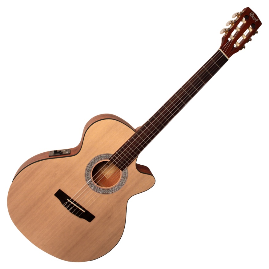 Gitar Klasik-Elektrik Cort CEC1 Open Pore