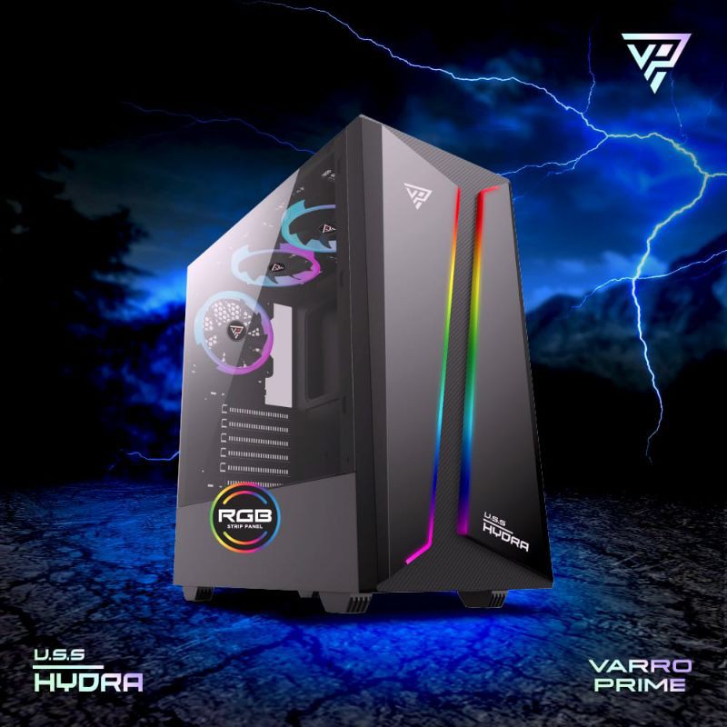 PC Komputer Gaming Editing Intel Core I3 10105F ft VGA RX 6500 XT 4GB DDR 6 RAM 16GB