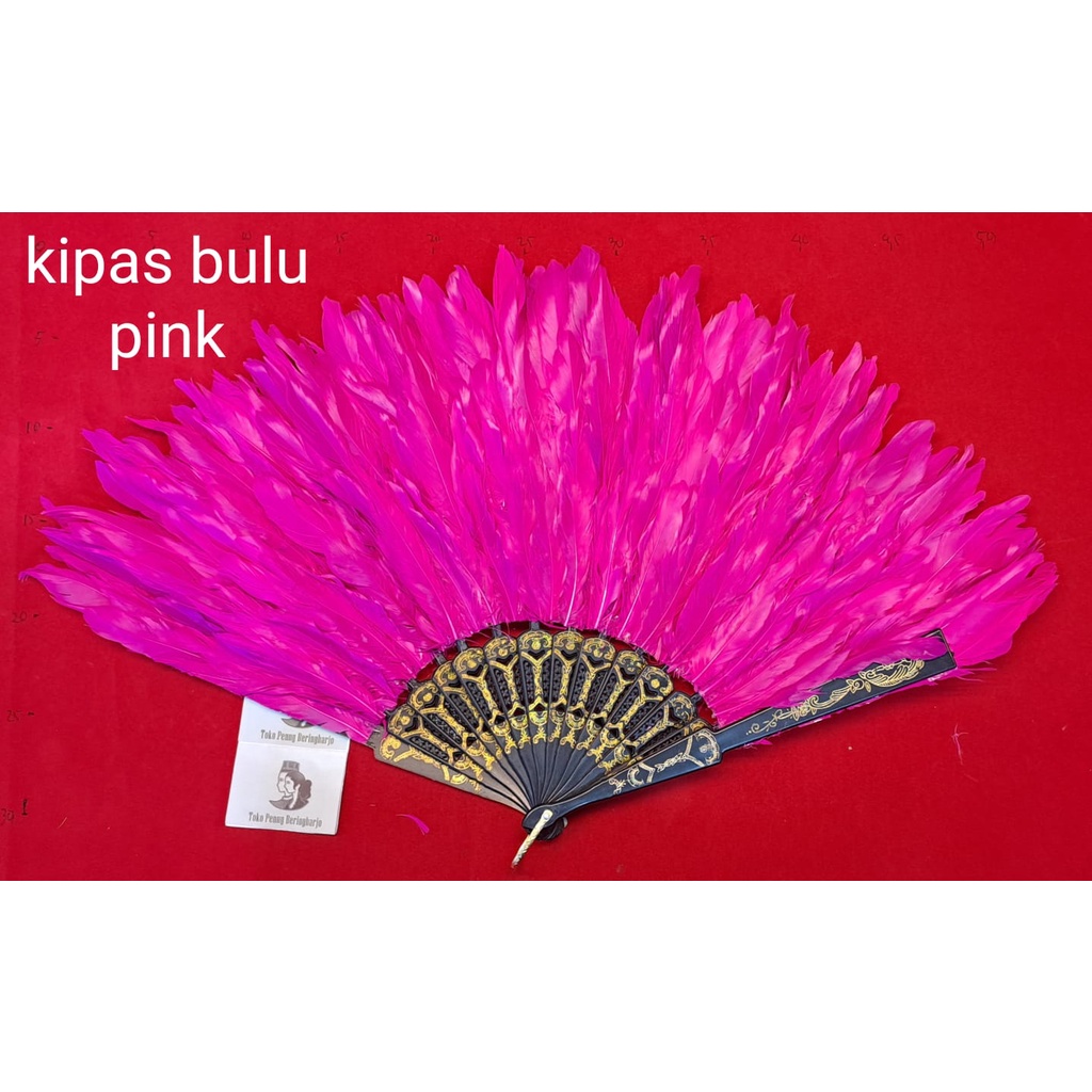 Kipas Bulu Angsa Warna Warni/kipas bali