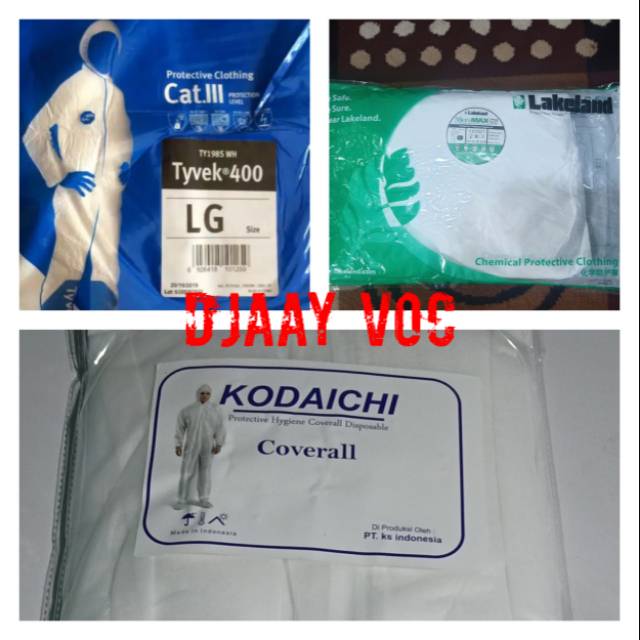 COVER ALL~Baju APD~TYVEK~LAKELAND~KODAICHI