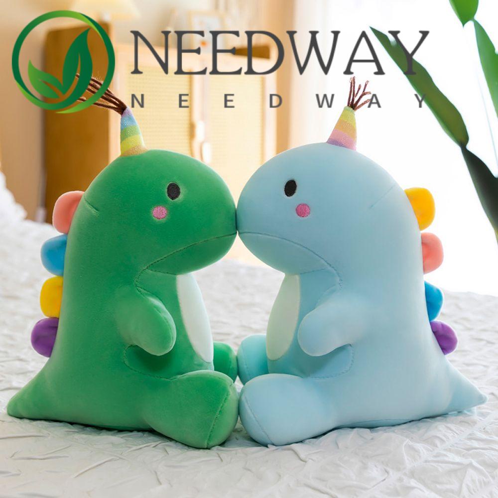 Needway  Mainan Boneka Dinosaurus Tyrannosaurus Bahan Plush Ukuran 30-50cm Untuk Hadiah Ulang Tahun