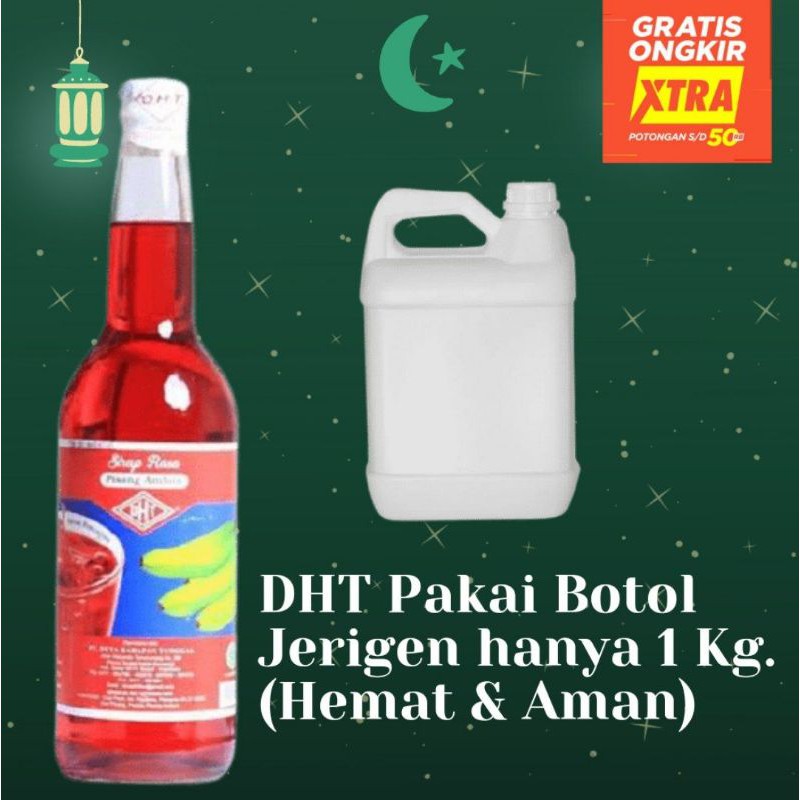 

sirup DHT makassar 620 ml bisa upgrade 1 liter (berat paket 1 kg)