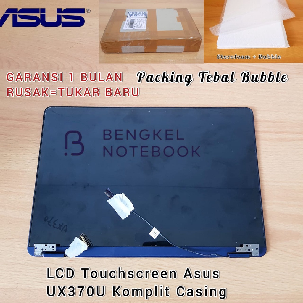 LCD Touchscreen ASUS ZenBook UX370UA UX370 UX370U KOMPLIT CASING