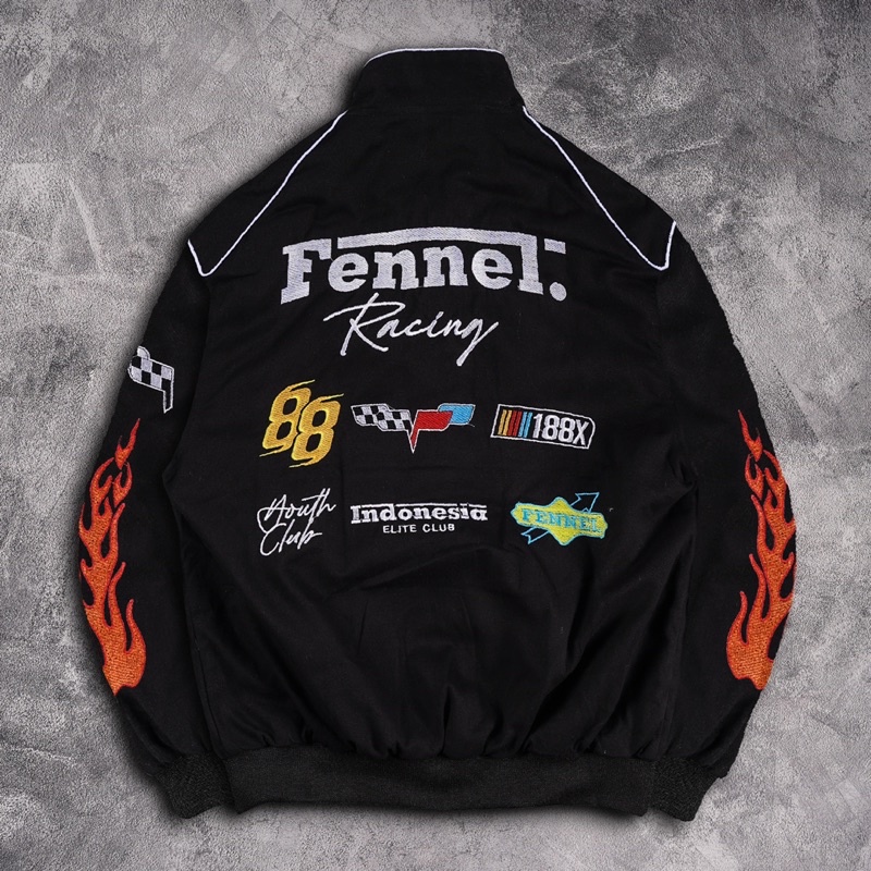 [N00779] Jaket Distro Nascar Motif FENNEL.Racing