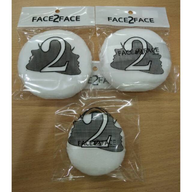 Spons bedak tabur face 2 face super lembut