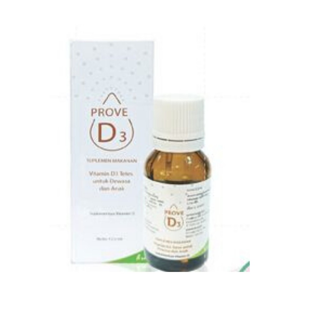 Prove D3 Drop - Vitamin D3 400 IU Tetes 12.5 ml untuk Dewasa dan Anak