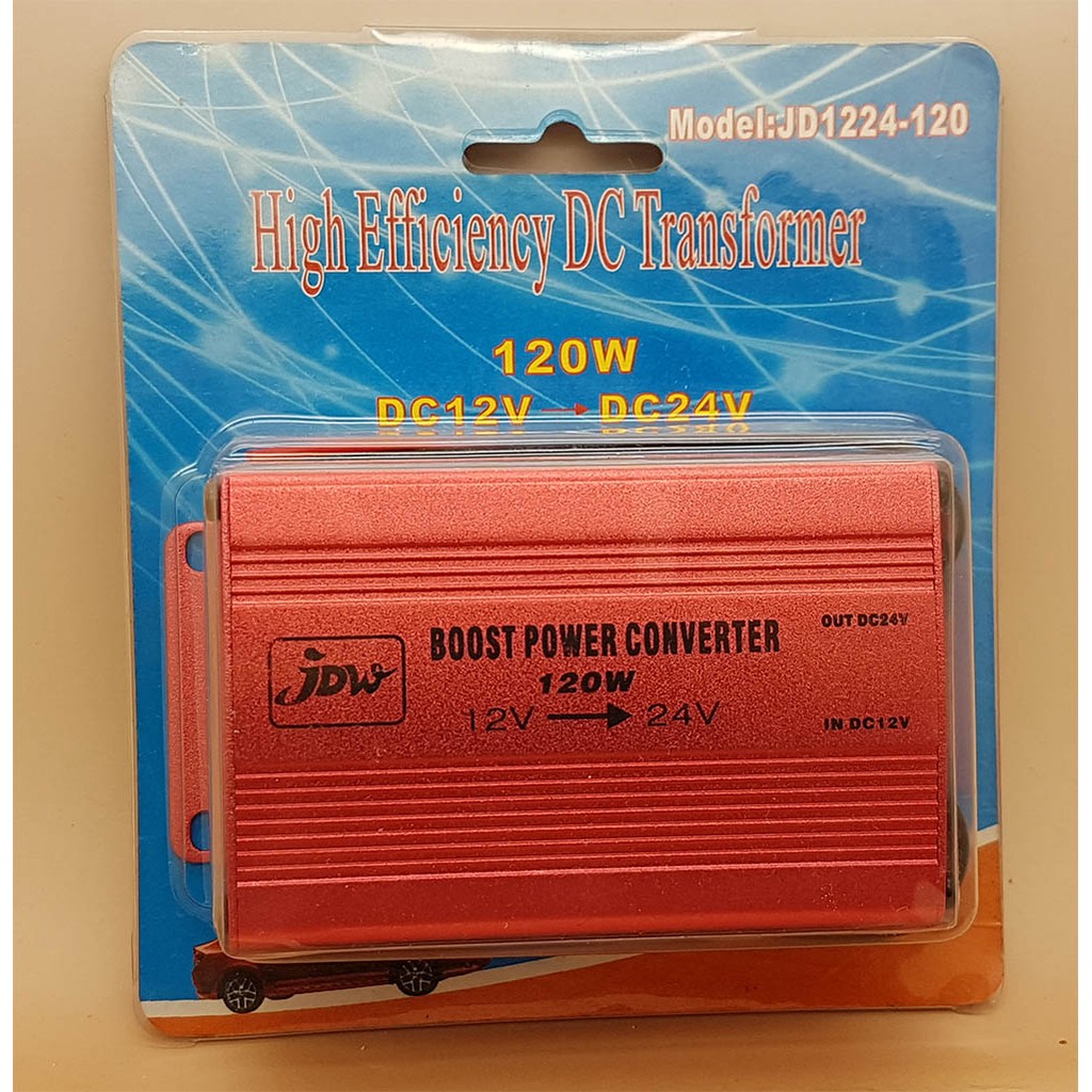 DC 12V to 24V 120watt Car Power Supply Converter ( Step UP )