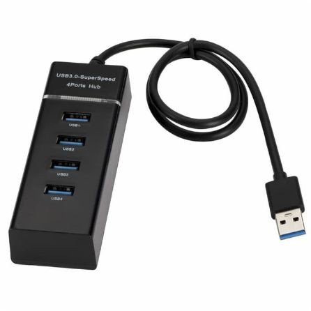 USB 3.0 HUB 4 Port High Speed Adapter 5Gbps With Led Kabel 30cm Model 303