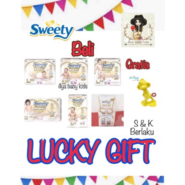 Sweety Gold Pants S66 / M60 / L54 / XL44 / XXL36 - SWEETY