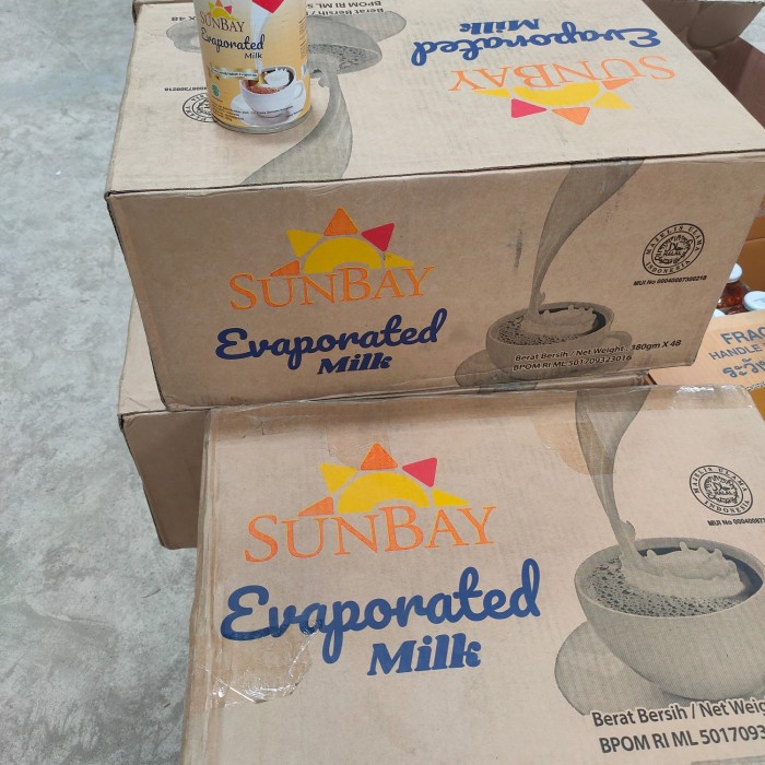 

susu evaporasi sunbay 380gr dus