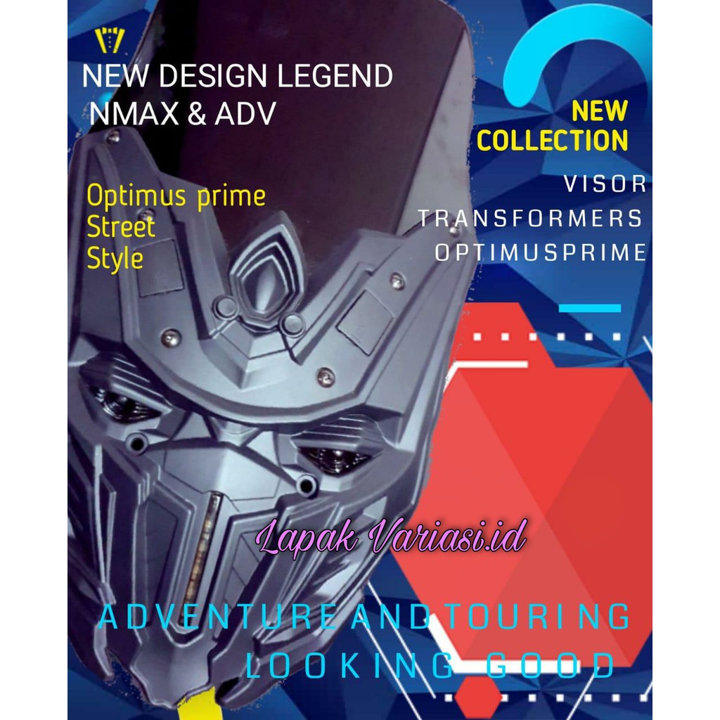 [NEW] VARIASI WINDSHIELD TAMENG KEDOK TRANSFORMERS OPTIMUS NEW NMAX 2020 ADV TERBARU