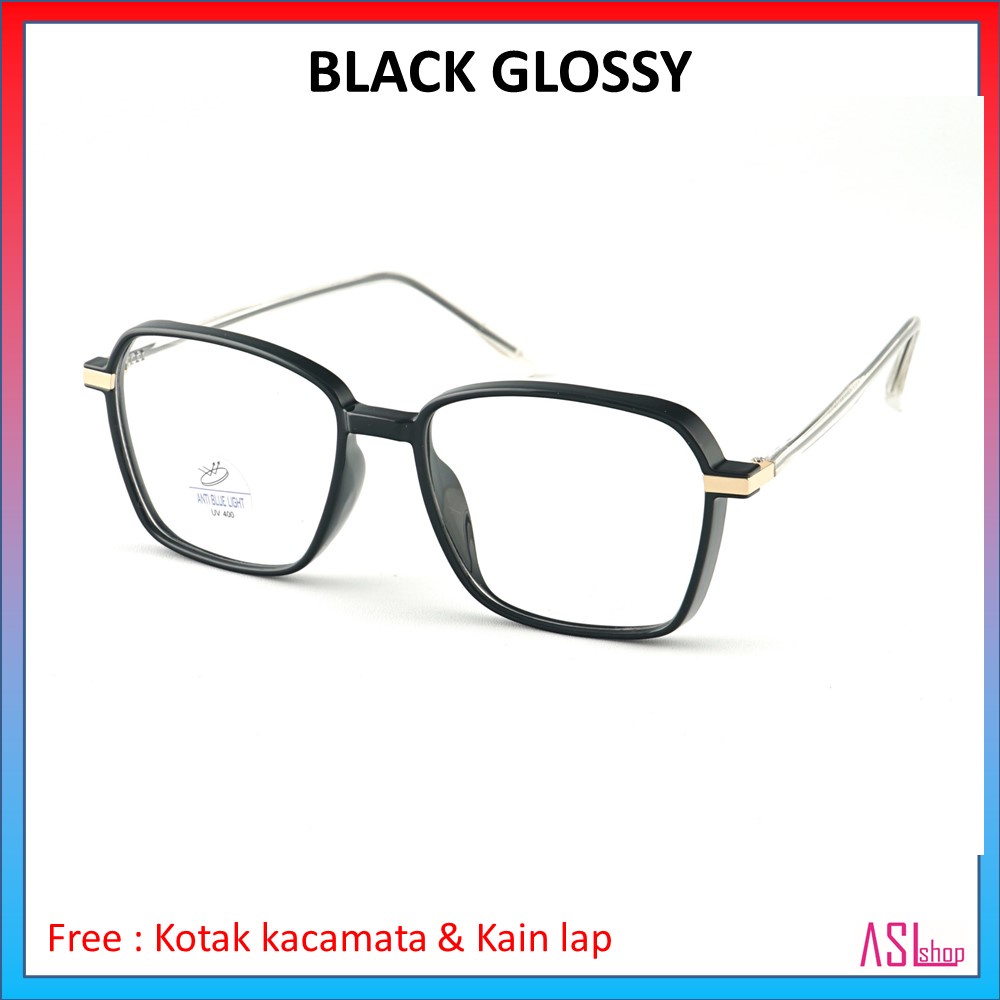 FRAME DAN KACAMATA MINUS (TR 8275) RINGAN DAN LENTUR